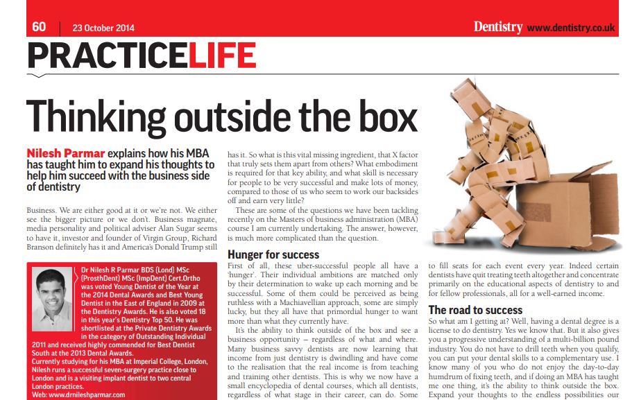 Thinking outside the box